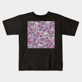 Violet flower power Kids T-Shirt